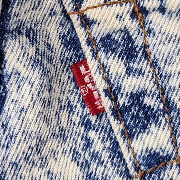 Vintage Levi's Acid Wash Jeans 9 High Rise Tapered '80s '90s Grunge Aesthetic - Picture 3 of 13